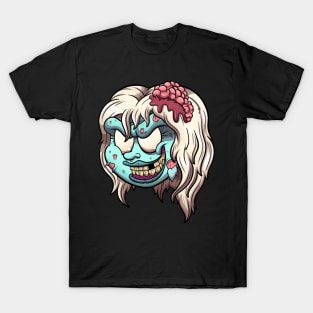 Girl Zombie Head T-Shirt